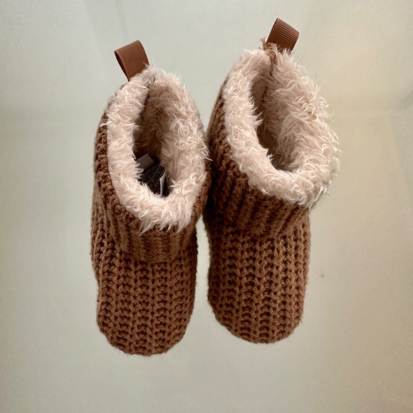 Gap Baby - Baby Sherpa-Lined Booties - Brown - 6-12 months - Picture 2 of 6